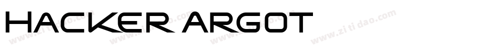 Hacker Argot字体转换